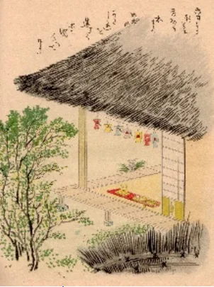 釜井庵七夕かざりの絵図