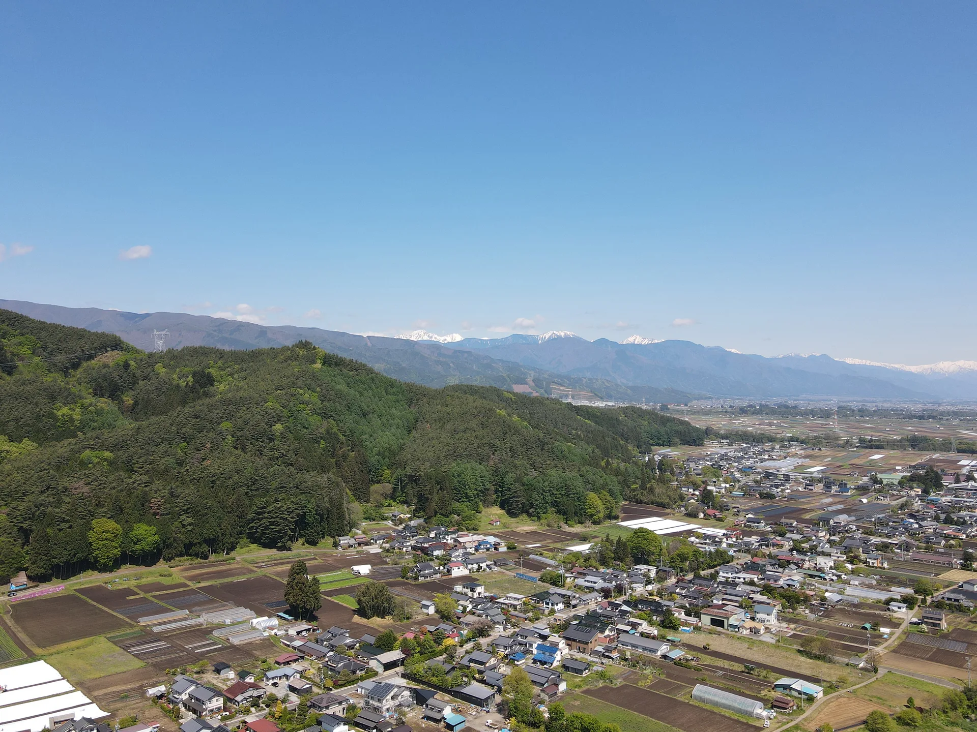 洗馬の風景