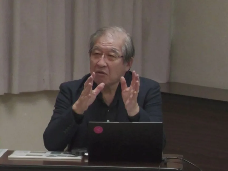 野溝美憲氏（元塩尻市自然博物館館長）